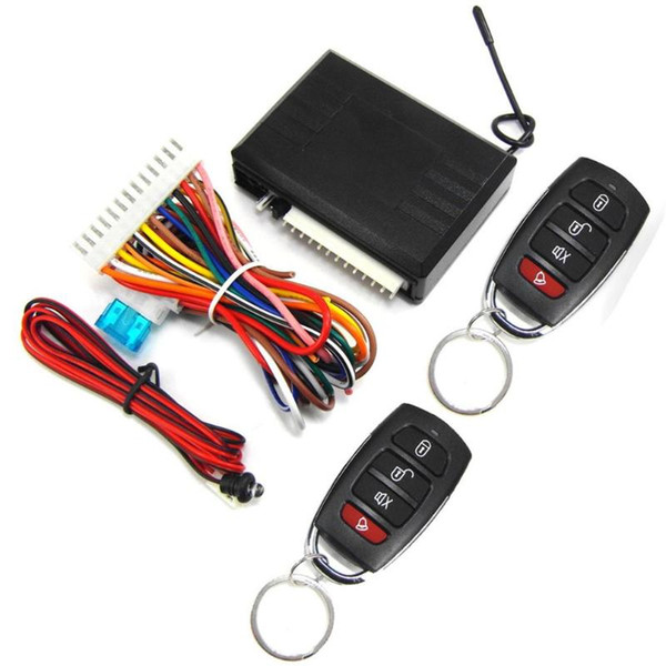 Vehicle Keyless Entry System Universal 12V Car Remote Central Kit Anti-theft Door Lock With Remote Controllers Hot