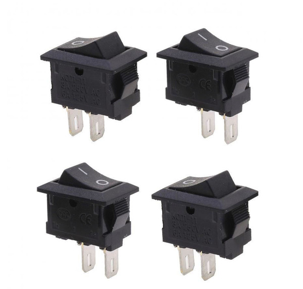 20pcs/lot 10*15mm SPST 2PIN ON/OFF G130 Boat Rocker Switch 3A/250V Car Dash Dashboard Truck RV ATV Home CE certification