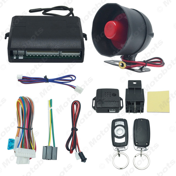 Car Alarm Security System Manual Reset Button Function Burglar Alarm Protection with 2 Remote Control #2224