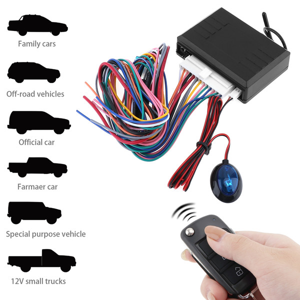 12V Car Alarm System Vehicle Keyless Entry System with Remote Control & Door Lock Automatically for Toyota CAL_108