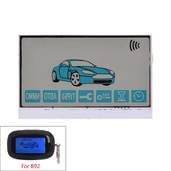 Car Alarm System Remote Control HD Display 2 Way Car Alarm Remote Control Accessories For Twage Starline B92