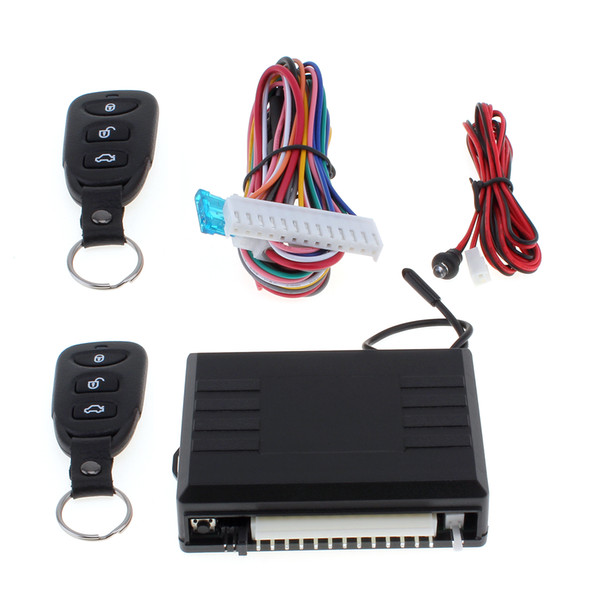 Car Alarm System Vehicle Keyless Entry System 12V with Remote Control & Door Lock Automatically CAL_106