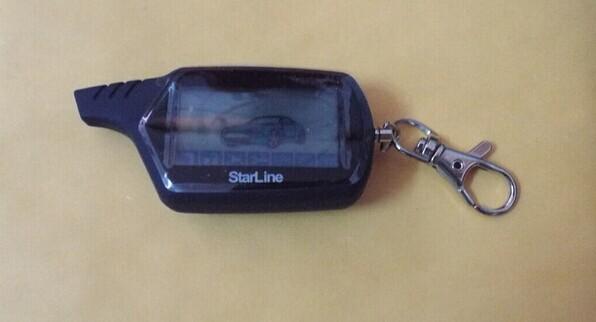 Free Shipping Russia Version Car Starline A61 Remote Two Way Car Alarm System LCD Remote