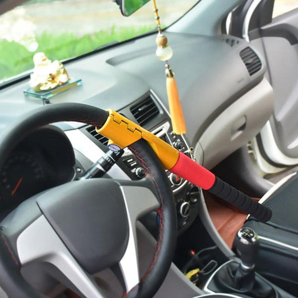 VODOOL Car Baseball Lock Steering Wheel Auto Security Steering Wheel Lock Car Burglar Alarm Anti-theft Device