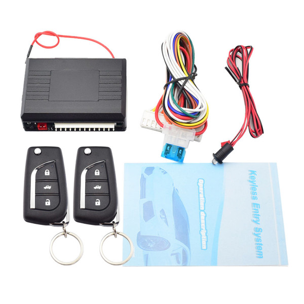 12V Universal Car Central Lock Keyless Entry System 433.92MHz Auto Vehicle Door Locking Remote Control Burglar Alarm Accessories