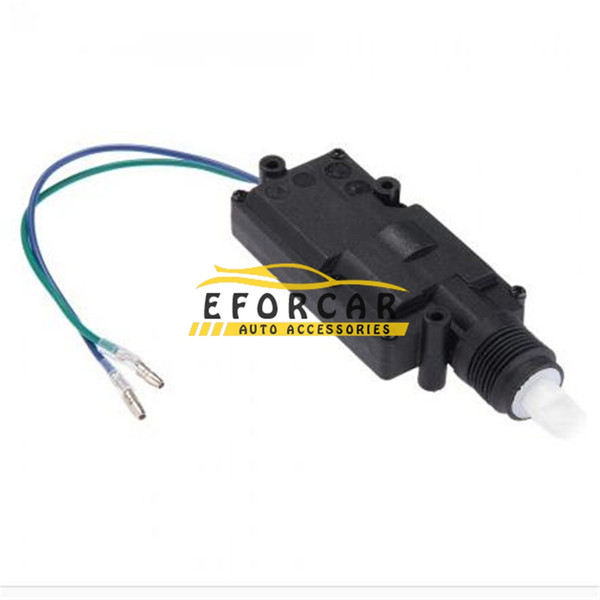 50pcs/lot Universal Car DC 12V 2 cable Wire Heavy Duty Power Door Lock Actuator Auto Locking System Motor With Hardware