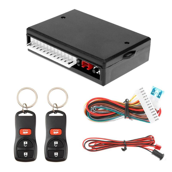 Universal Car Alarm Systems Waterproof Auto Remote Central Kit Door Lock Keyless Entry System Central Locking with Remote Contro