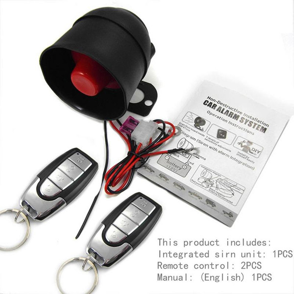 M810-8115 Car Alarm Device - Vibration Alarm Device Free Trimming Installation For 12V Car Motorcycle Truck