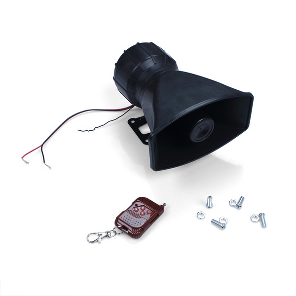 100W DC12V 4 Sounds Speakers Car or Motorcycle Warning Siren Alarm Ambulance loudspeaker With Wireless Remote Control