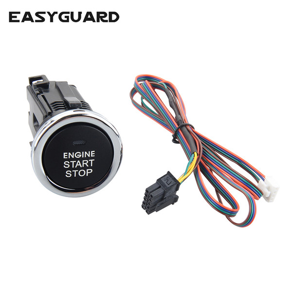 EASYGUARD Replacement push engine start stop long button style for ec002 es002 and ec008 series P5 style car