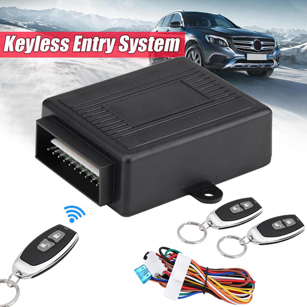 Car Door Keyless Entry System Central Locking Remote Control Kit