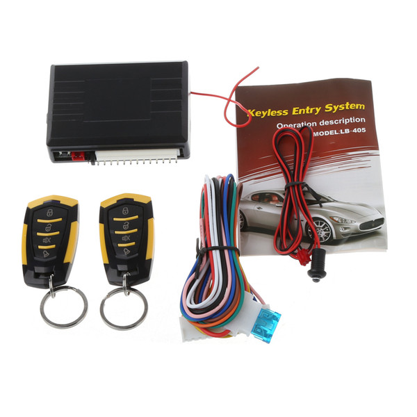 433MHz 12V Car Auto Alarm Remote Central Door Locking Vehicle Keyless Entry System Kit