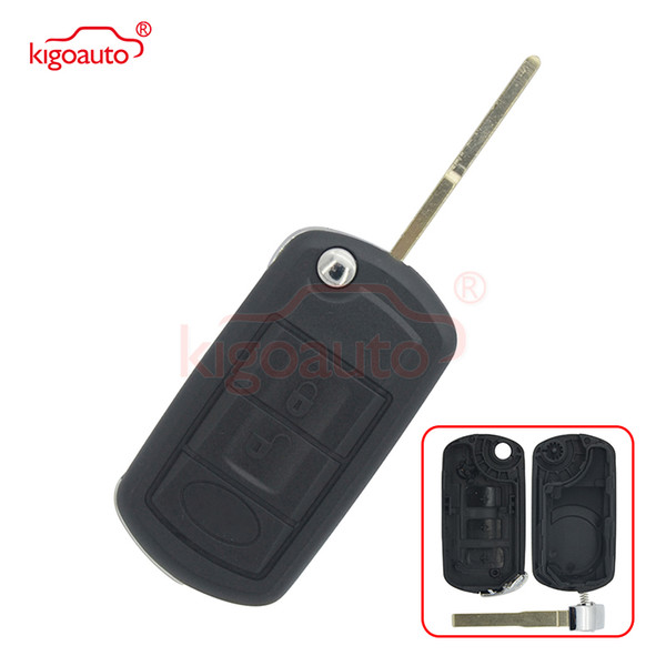 Flip key shell 3button HU101 key blade for for Range Rover Sport LR3 2005 2006 2007 2008 2009 car