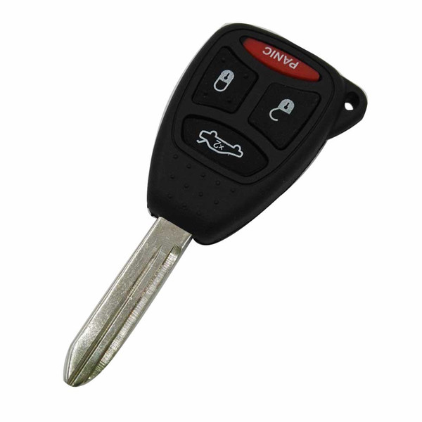 4Buttons Panic Replacement Remote Fob Key Shell Cover Case For Car JEEP Chrysler Dodge Jeep Commander Grand Cherokee Key Blank