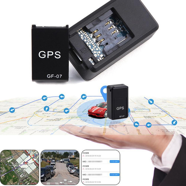 GF07 GSM GPRS Mini Car Magnetic GPS Anti-Lost Recording Tracking Device Locator Tracker rastreador tracker gps Buil-in Li-ion Battery