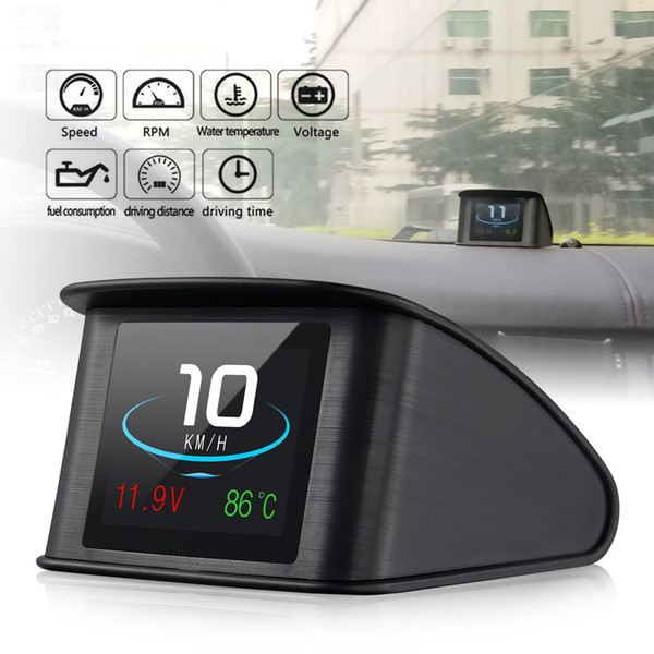 P10 Premium Smart Vehicle Digital HUD Head Up Display OBD2 Car Speed Projector 2.2'' Inch LCD Screen Smart Diagnostic Tools