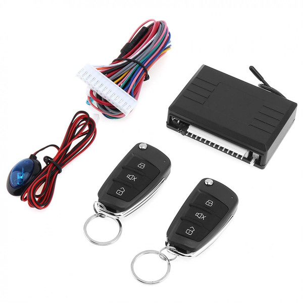 DC12V Auto Car Alarm System Vehicle Keyless Entry System with Remote Control & Door Lock Automatically for Hyundai