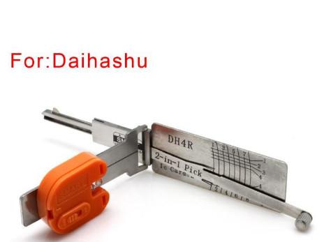 Car locksmith tool smart DH4R 2 in 1 auto pick and decoder for daihashu