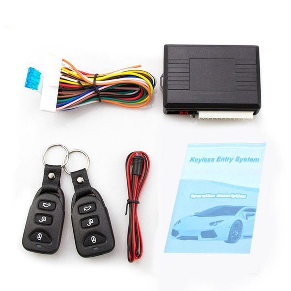 Universal Car Alarm Systems Auto Remote Central Kit Door Lock Keyless Entry System Central Locking with Remote Control