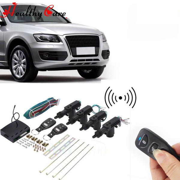 Car Auto Alarm Systems Remote Keyless Entry Central Lock Kit Locking Vehicle Entry System With Remote Controllers BBA210