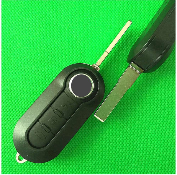 Uncut Blade 3 Buttons Flip Remote Key COMBO Case Shell Cover Housing for FIAT 500 Panda Punto Bravo Car Alarm Keyless Entry Fob