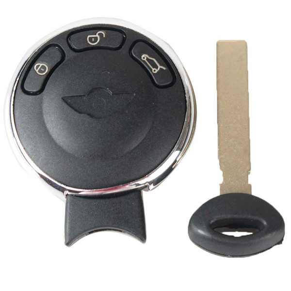 Guaranteed 100% 3Buttons For Mini Cooper Bmw Remote Car Smart Prox Key Keyless Entry Fob Transmitter Uncut Blade Free Shipping