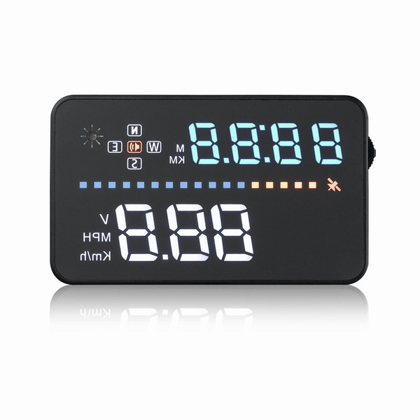 A3 3.5inch OBD GPS HUD head-up display car windshield projector driving data speedometer speeding Warning security system