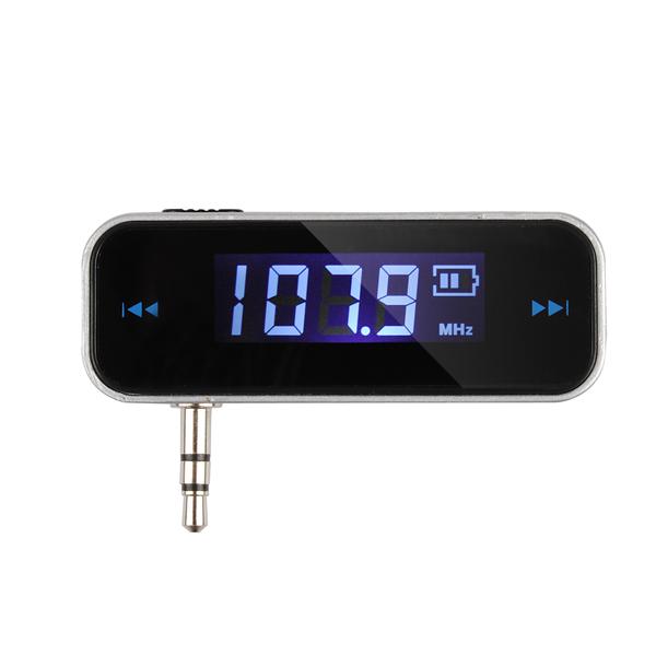 New Mini Wireless Transmitter 3.5mm In-car Music Audio FM Transmitter For iPod Mobile for iPhone Electronic Car MP3 Player order<$18no track