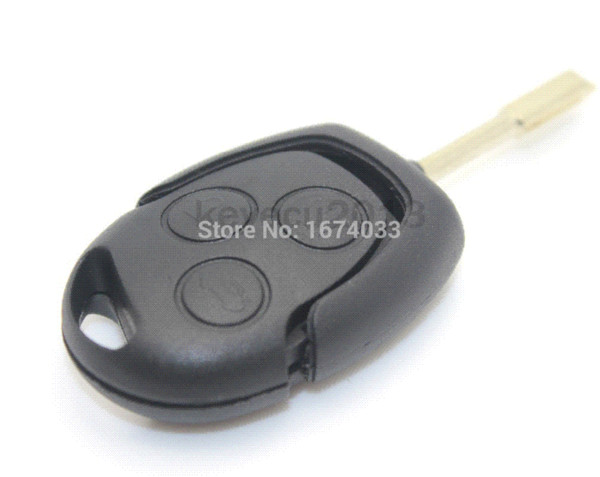 High Quality 3 Button Remote Key + New Remote and Transponder Chip 4D60 for Focus Mondeo Fiesta C-max Uncut Blade FO21 car