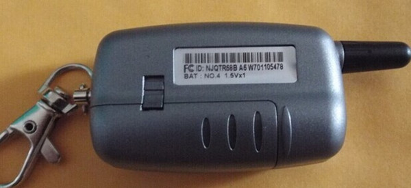 Free Shipping Russia Version Car Starline A6 LCD Remote controller two way car alarm system