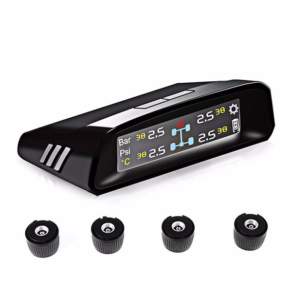 New TW400 Wireless TPMS Tire Pressure Monitoring Tpms system Monitor 4 External Sensors For Renault Peugeot Toyota And All Car