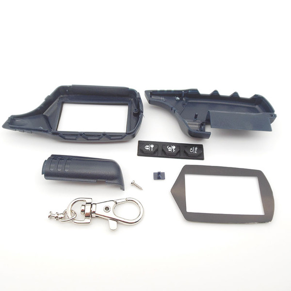 Russia version FX7 FX5 EX-6 EX8 case keychain for KGB EX-8 lcd remote two way car alarm system