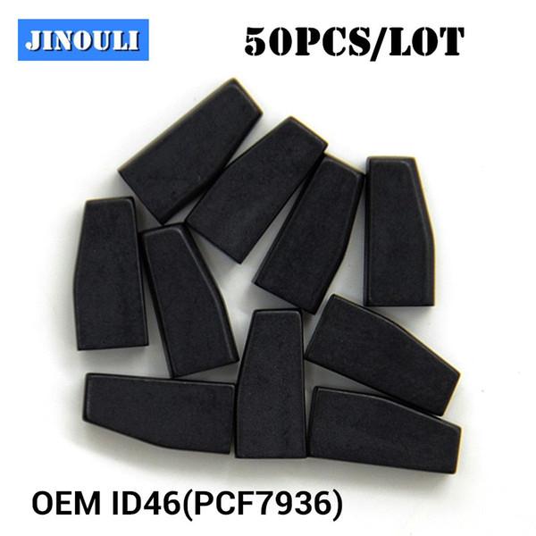 JINOULI 50pcs/lot NEW Car key transponder Blank PCF7936AS PCF7936 id46 transponder chip ID46 PCF7936AS Car key Blank