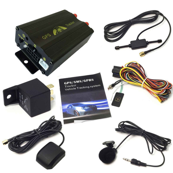 Portable Vehicle Car GSM SMS GPS Tracker TK103A Real-Time Tracking Device Alarm System