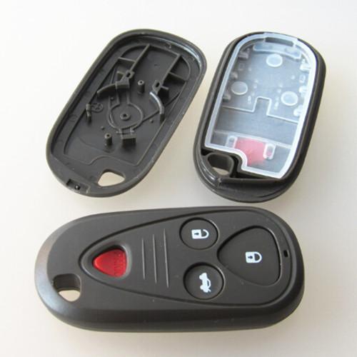 free shipping 10pcs/lot Remote Key Shell 4 button car key case key blank For Acura Case FOB 3+1 Buttons