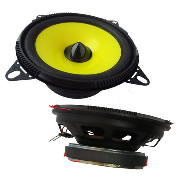 Car Speaker Full Range Stereo System Full Range Speaker with the Streamline Appearance Pair of 4 inch Car Audio