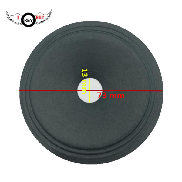 Free Shipping 3 PCS 3 Inch Speaker Cones Tweeter Cones Drum Paper Accessories 73 MM 13 MM 10 DIY Speaker Repair Accessories car