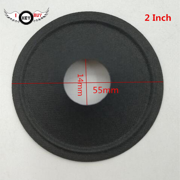 2 PCS Black Speaker Cones 2 Inch Small Tweeter Accessories Cones 55 MM 14 MM 10 Speaker Repair DIY Accessories car