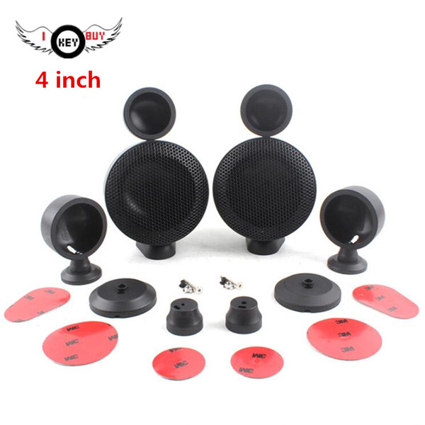 4 inch Car Speaker Modified Three-way Tweeter Bracket A Column Triangle Tweeter Mid-range Speaker Box Bracket Shell Gasket