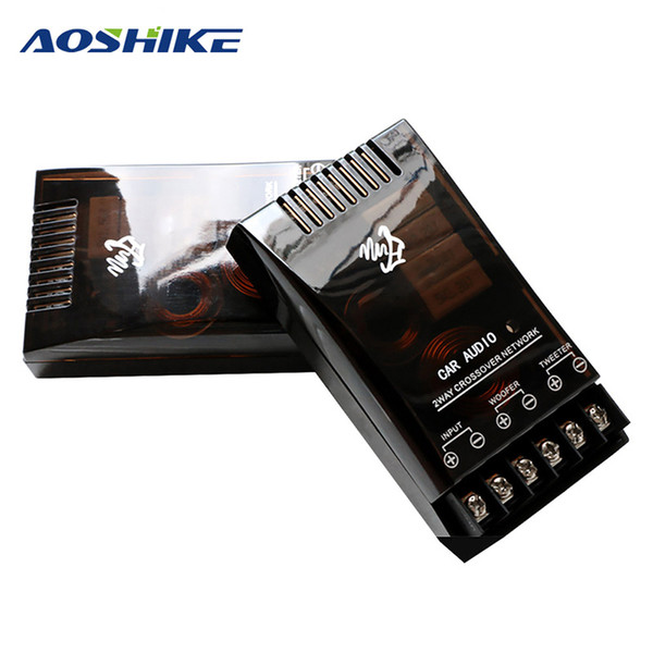 AOSHIKE 2pcs 150W 2 Ways Car Crossover Board Tweeter woofer Speaker Frequency Divider 2 Unit For 2-8 Ohm DIY Speaker Filter