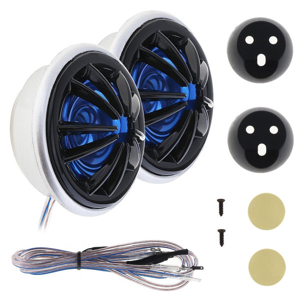 2pcs 150W 12V YH-66 Car Horn Dome Tweeter Super Power Audio Loudspeaker Loud Speaker Car Stereo Treble Tweeters Speaker