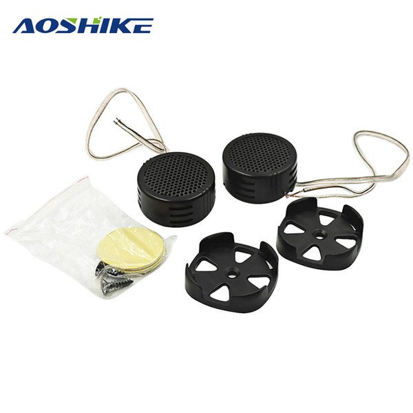 AOSHIKE 2Pcs 4ohm 40W Mini Audio Potable Music Car Speakers Buzzer Tweeter Treble Speakers DIY For Home Theater Sound System