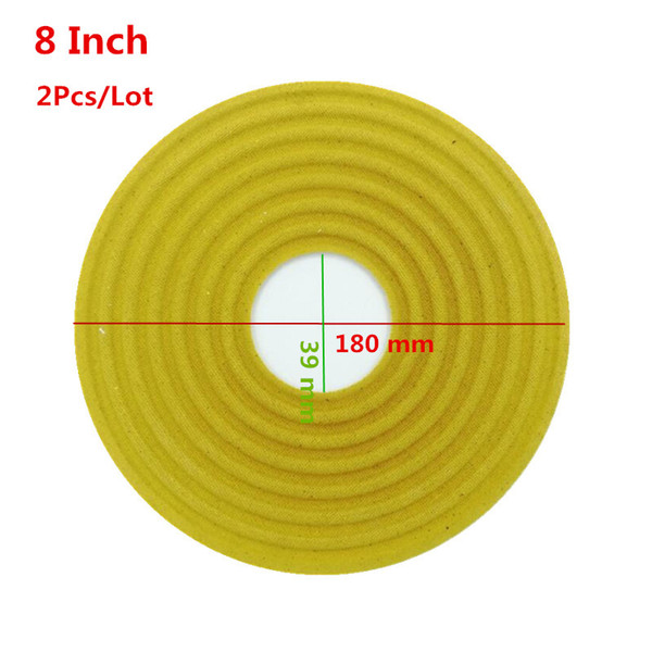 2 Pcs / Lot 8 Inch Speaker Spring Pad Woofer Subwoofer Speaker Wave Shrapnel DIY Repair Accessories Parts 180 MM 39 MM car