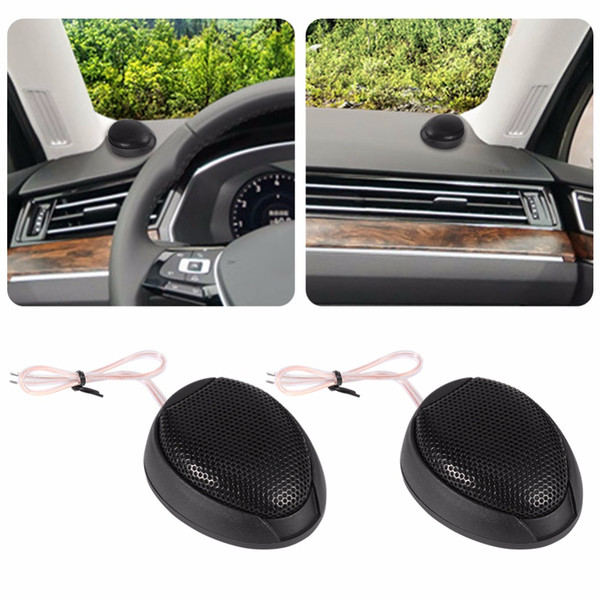 1 Pair Car Tweeter Speakers 1000W Super Power Audio Loudspeakers Black Universal High Efficiency Loud Speaker Auto Sound