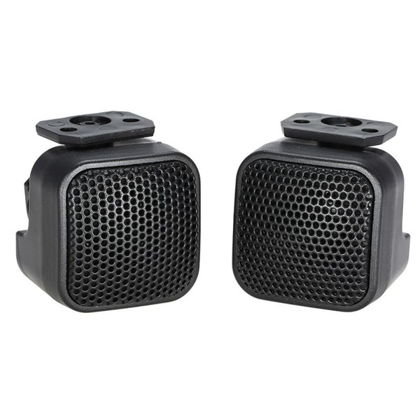 2Pcs Universal High Efficiency Square Loudspeaker Loud Speaker Super Power Audio Tweeters car