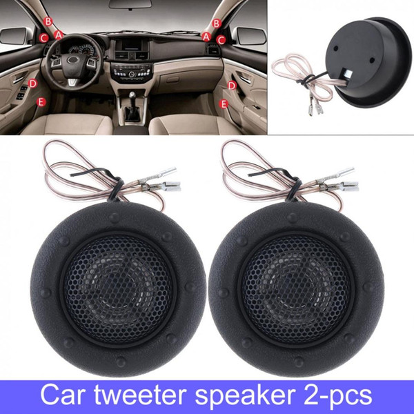 2pcs 150W Durable Universal High Efficiency Mini Half-Dome Car Tweeter Speakers for Car Audio System