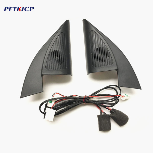 For KIA K2 2022speakers tweeter car-styling Audio trumpet head speaker ABS material triangle speakers tweeter with wire