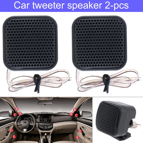 2pcs Car Lound speaker 500W TP-004A High Efficiency Mini Tweeter Speakers Loundspeaker for Car Audio System