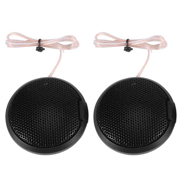 1 Pair Car Tweeter Speakers 105dB 20W Audio Loudspeakers Treble Speakers Black Highsound Speaker Easy to Installation