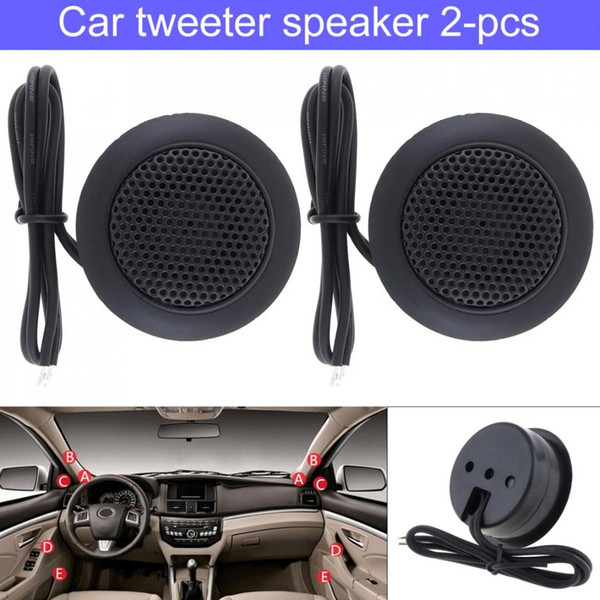 2pcs B2 Aluminium Shell Silk Stretch Film 150W Car Tweeter Speakers Auto Horn Audio Music Stereo Speaker for Car Audio System